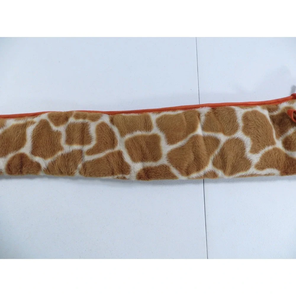 Vintage Giraffe Print‎ Fleece Orange Satin Lined Rifle Shotgun Sock Case Bag 48